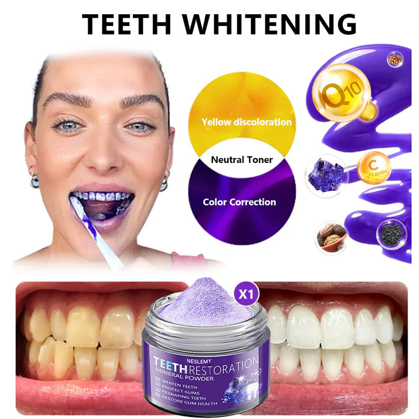 💰 60% OFF – TeethRestoration Mineral Powder ✨ ADA Approved & Dentist Recommended ✅