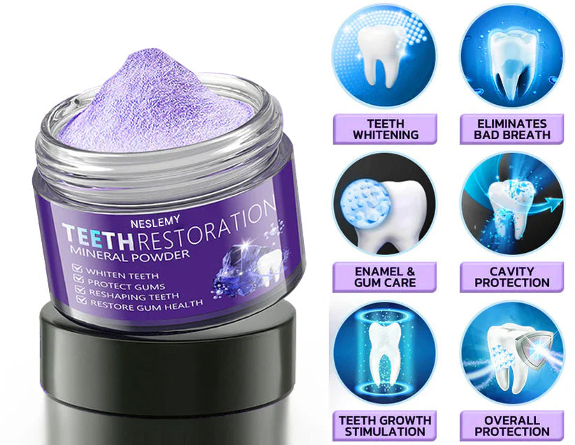 💰 60% OFF – TeethRestoration Mineral Powder ✨ ADA Approved & Dentist Recommended ✅
