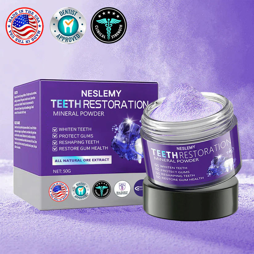 💰 60% OFF – TeethRestoration Mineral Powder ✨ ADA Approved & Dentist Recommended ✅