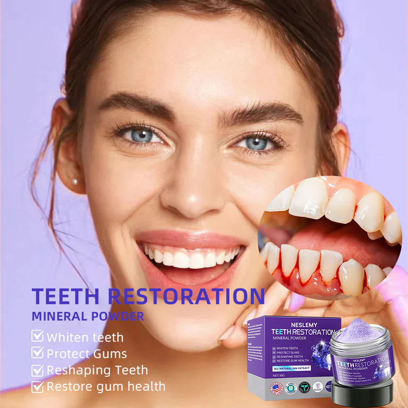 💰 60% OFF – TeethRestoration Mineral Powder ✨ ADA Approved & Dentist Recommended ✅