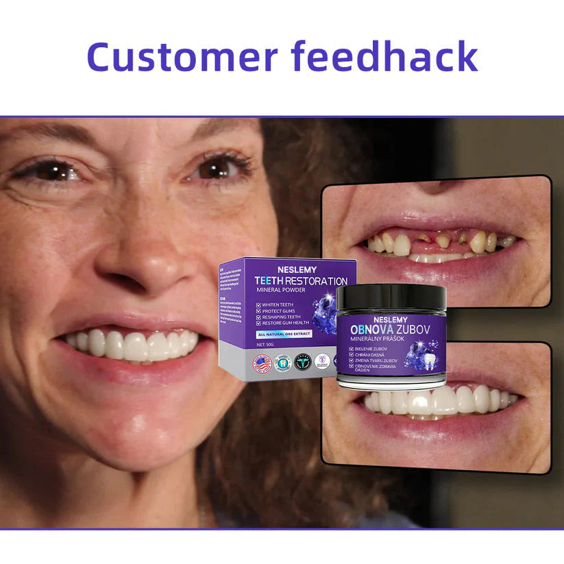 💰 60% OFF – TeethRestoration Mineral Powder ✨ ADA Approved & Dentist Recommended ✅